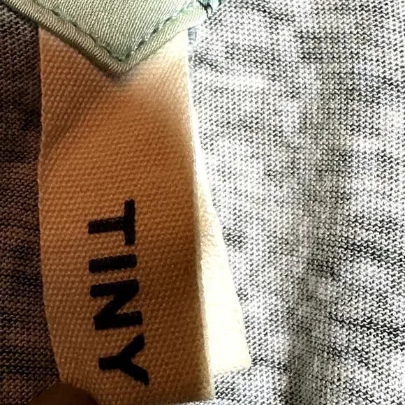 Anthropologie Tiny Top Sleeveless V-Neck Side Tie Floral Blue XSmall - Picture 2 of 6